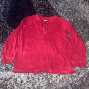 Long sleeve red shirt